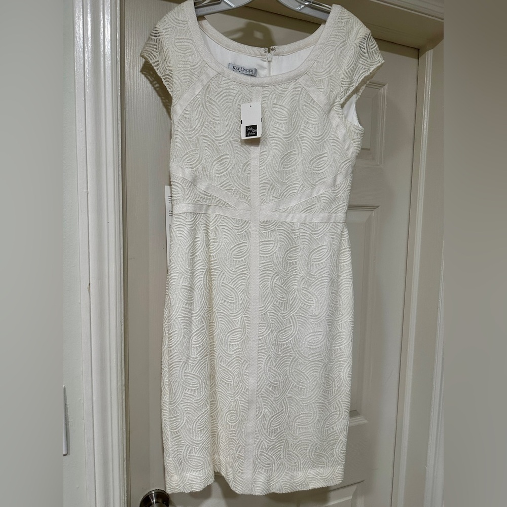 Kay Unger New York White Dress